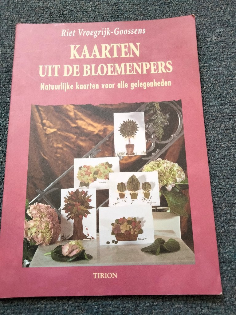 Kaarten uit de Bloemenpers - Natuurlijke kaarten, Ophalen, Gebruikt, Meerkleurig, Natuur en Bloemen