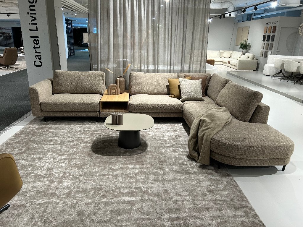 Designbank Cartel Living - Leegverkoop toonzaal, Ophalen, Hoekbank, 300 cm of meer, Modern / landelijk