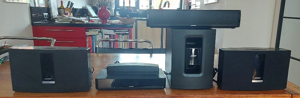 Complete Bose Soundtouch set, Gebruikt, Losse componenten, Speakers, Ophalen