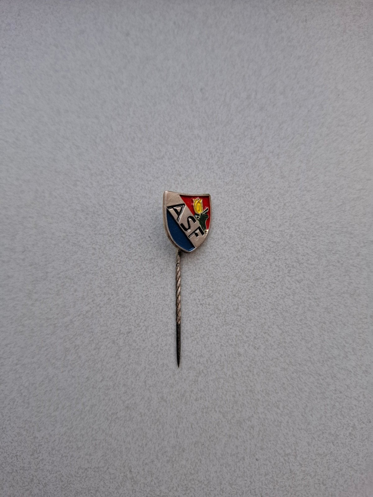 Vintage speldje pin prikker steekspeld ASF, Ophalen of Verzenden