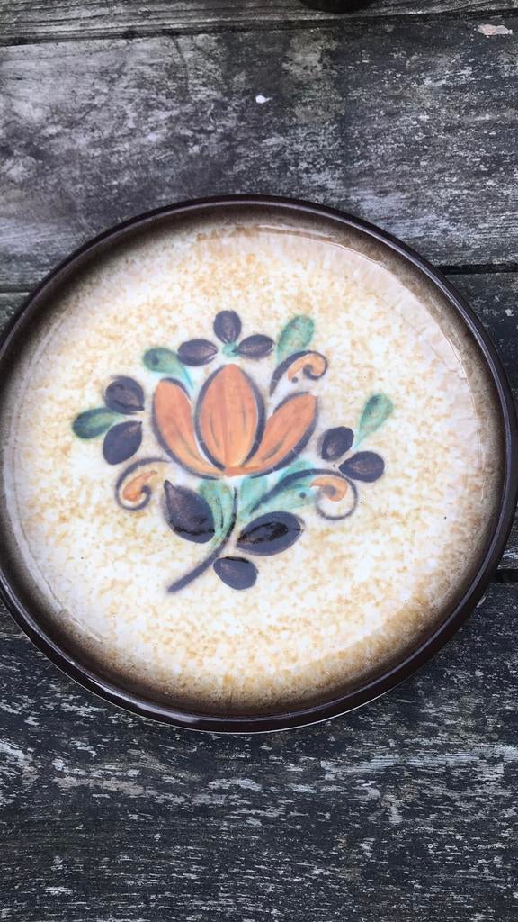 Groot vintage Boch Corfou bord, Ophalen of Verzenden