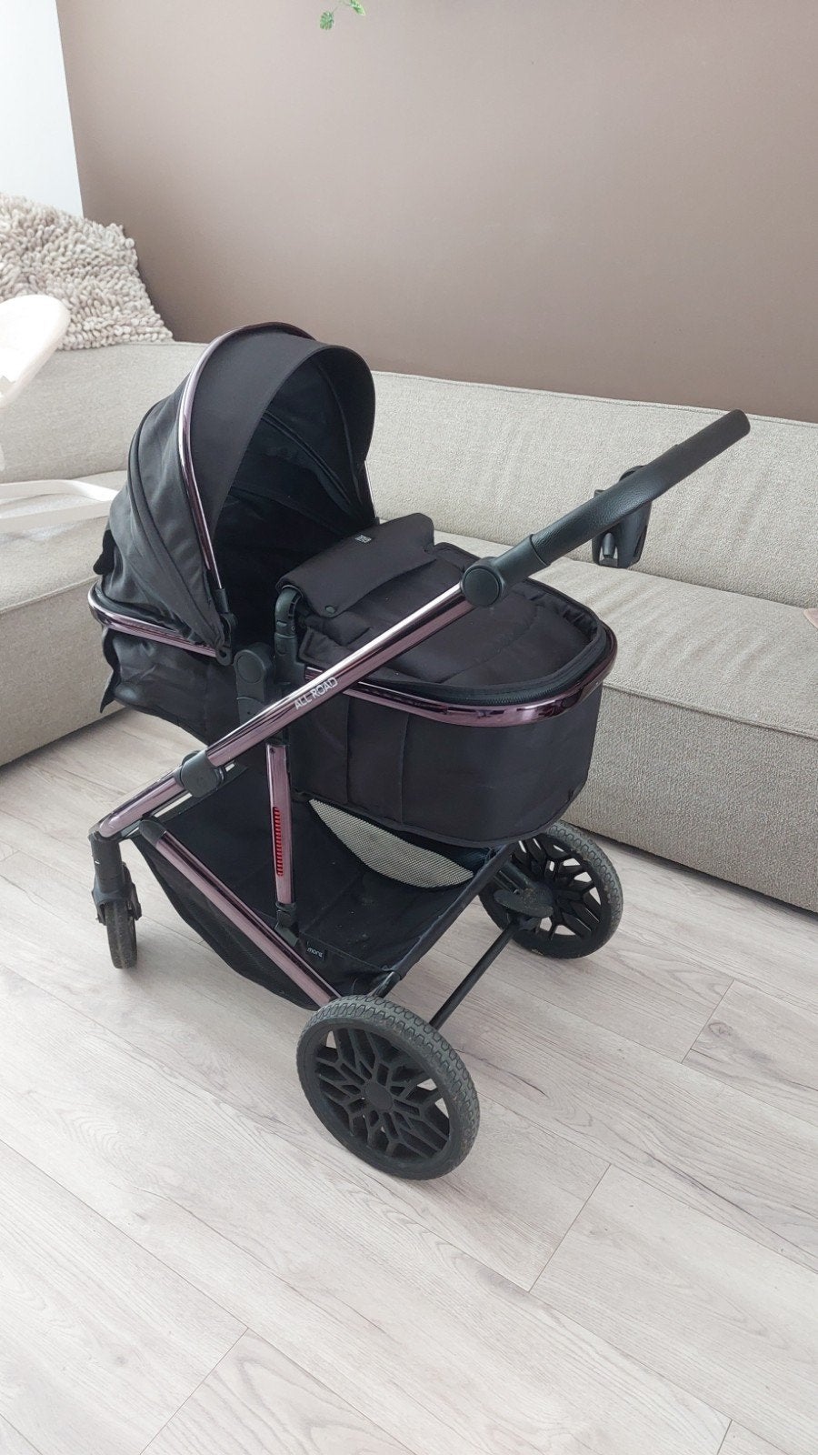Moni 3-in-1 Kinderwagen met Autostoel en Bekerhouder, Ophalen, Overige merken