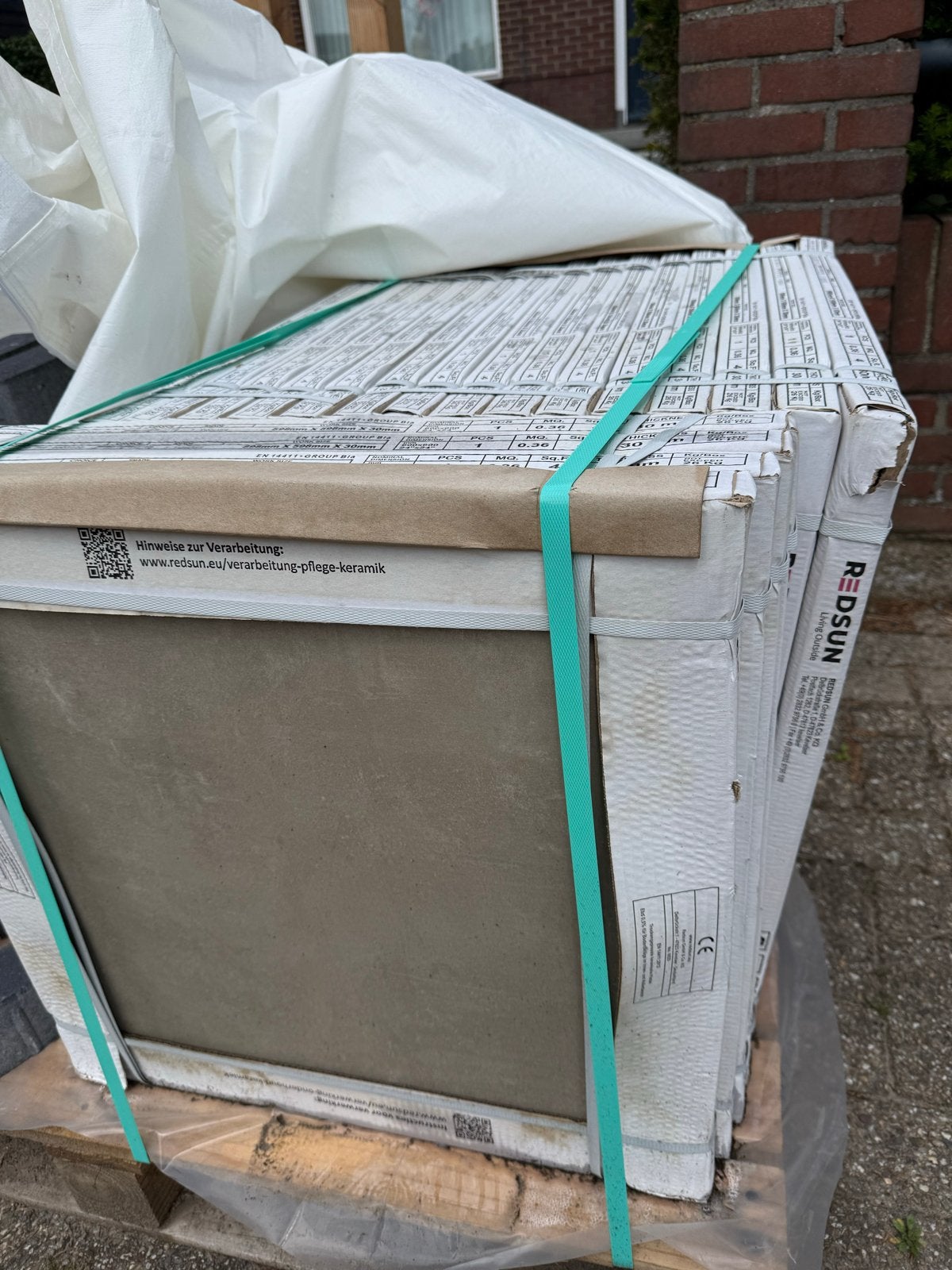 18 Redsun keramische tegels 60x60 - Nieuw in verpakking, Doe-het-zelf en Verbouw, Tegels, Ophalen, 60 cm of meer, Keramiek, Nieuw