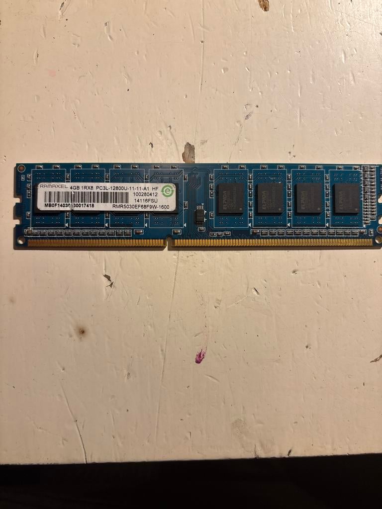 RAMAXEL 4GB DDR3L 1600MHz Laptop RAM Geheugen, Gebruikt, DDR3, Ophalen of Verzenden, Laptop