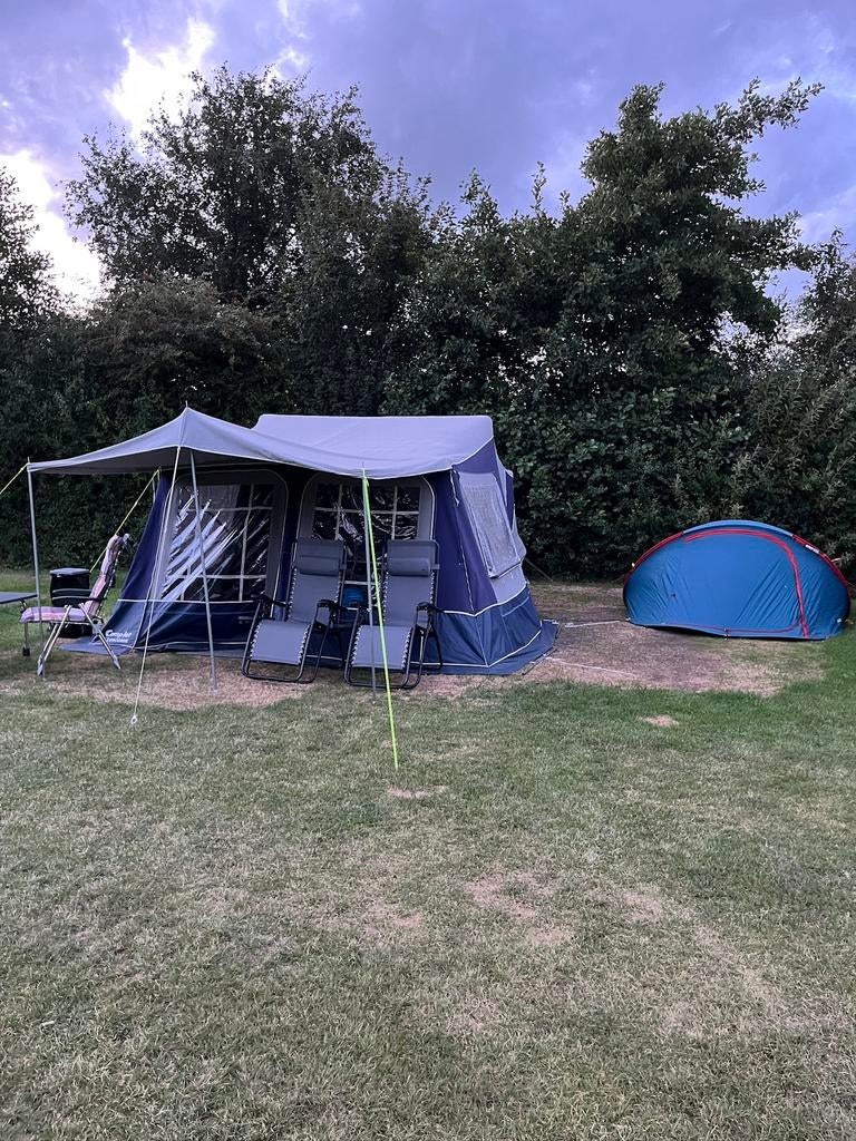 Nette Camp-let Concorde van 2006, Caravans en Kamperen, Ophalen, Blauw, Aanwezig, Camp-Let