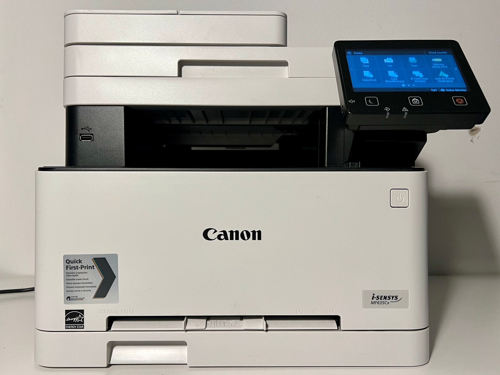 Canon MF635Cx All-in-One Laserprinter + Toners (Wifi), Ophalen, All-in-one, Draadloos, Zo goed als nieuw
