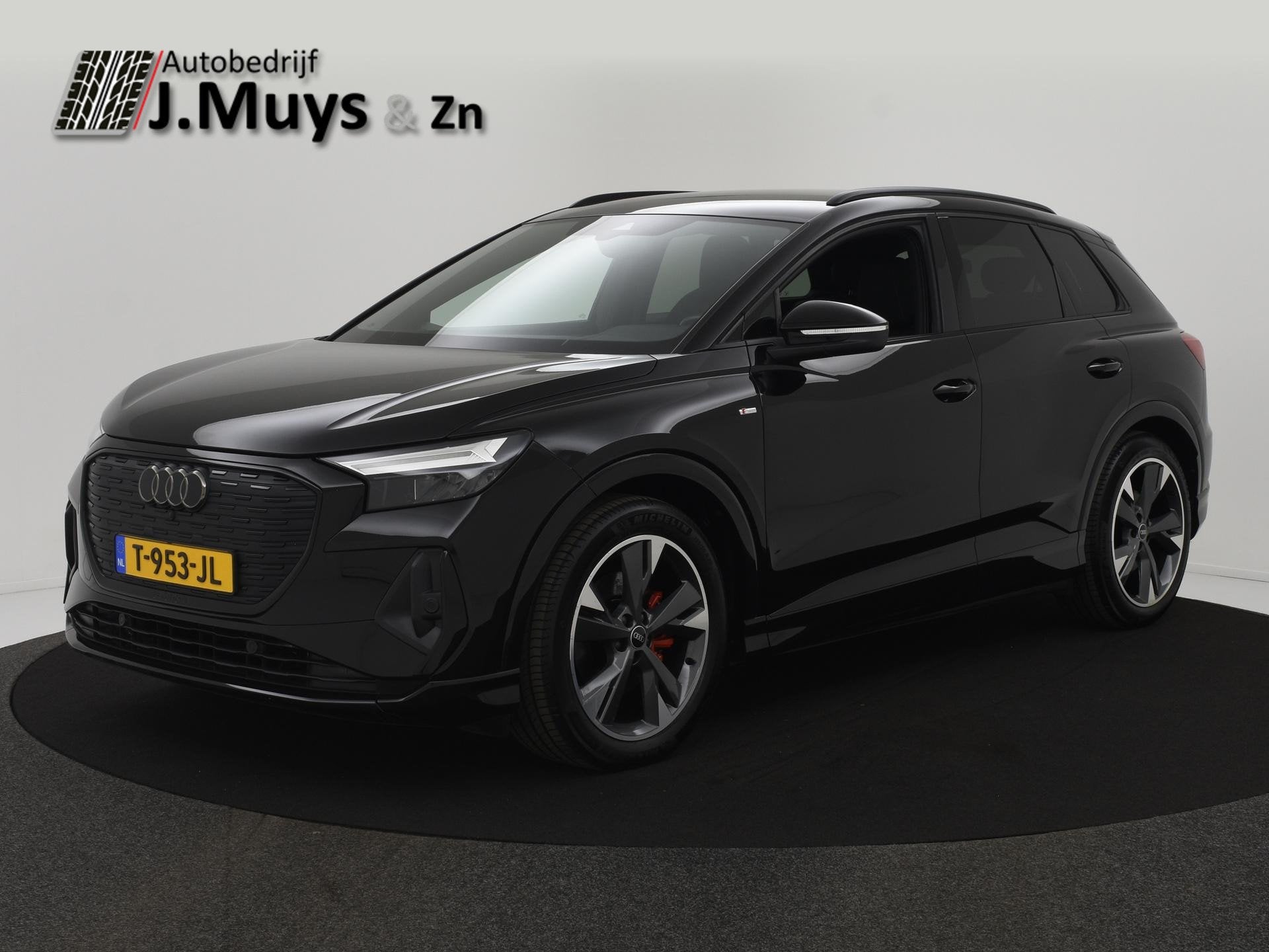 Audi Q4 e-tron 35 Advanced edition 55 kWh 2X S-LINE|SOH91%|L, Automaat, Achterwielaandrijving, Gebruikt, Zwart