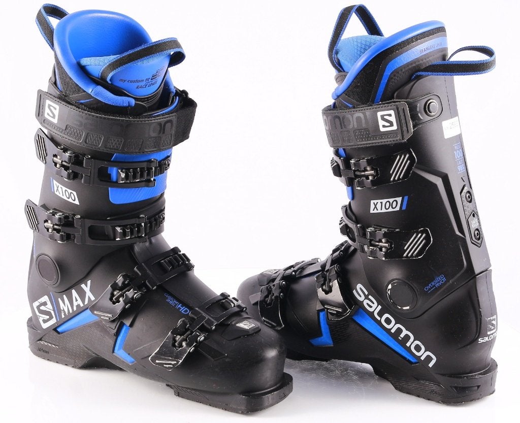 40,5; 41 EU skischoenen SALOMON S/MAX X100, 160 tot 180 cm, Gebruikt, Verzenden, Schoenen