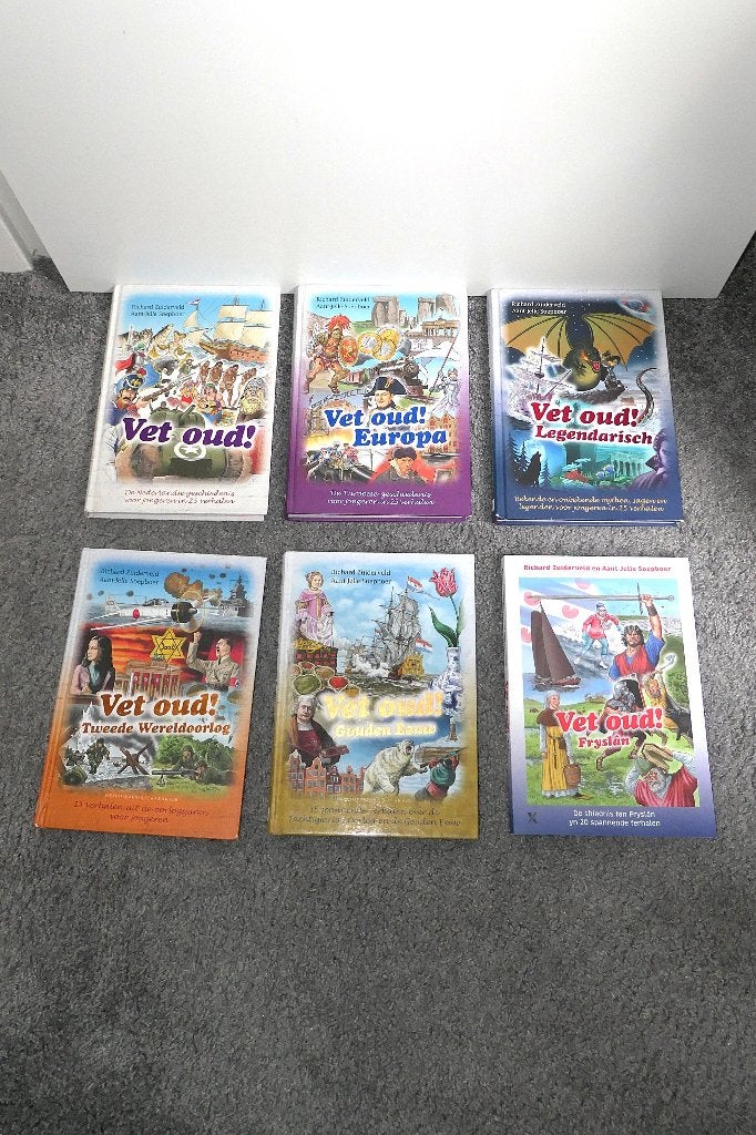 Complete serie boeken Vet Oud! | Zuiderveld & Soepboer, Ophalen of Verzenden, Zo goed als nieuw, Richard Zuiderveld, Non-fictie