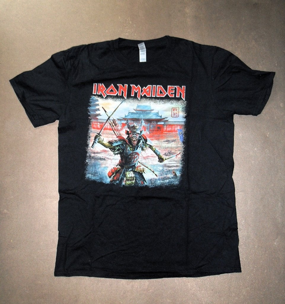 Iron Maiden Senjutsu T-Shirt, Maat 52/54 (L), Zwart, Ophalen of Verzenden, Zo goed als nieuw