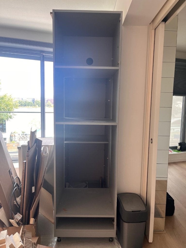 2 Bulthaup Grijze Keukenkasted, Huis en Inrichting, Keuken | Complete keukens, Ophalen, Gebruikt, Overige typen, Hout