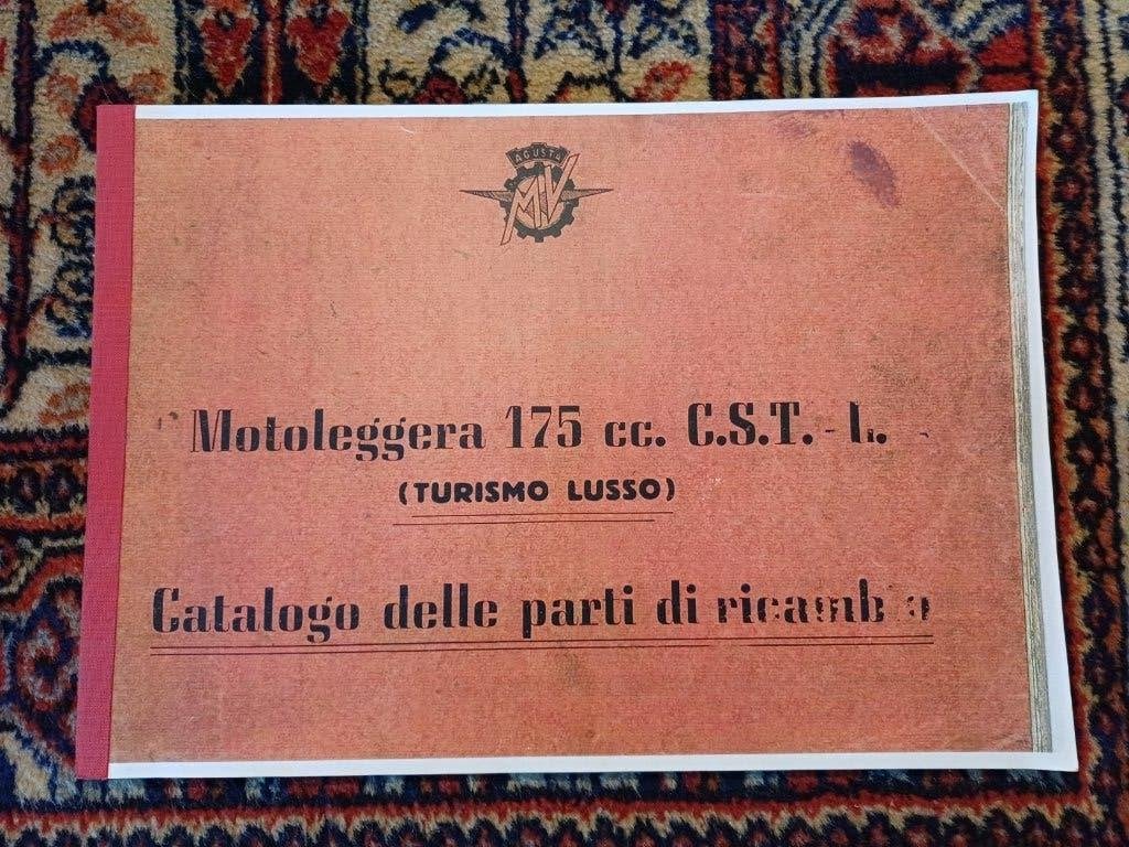 Motoleggera 175cc Catalogo delle parti di ricambo MV Agusta, Ophalen of Verzenden