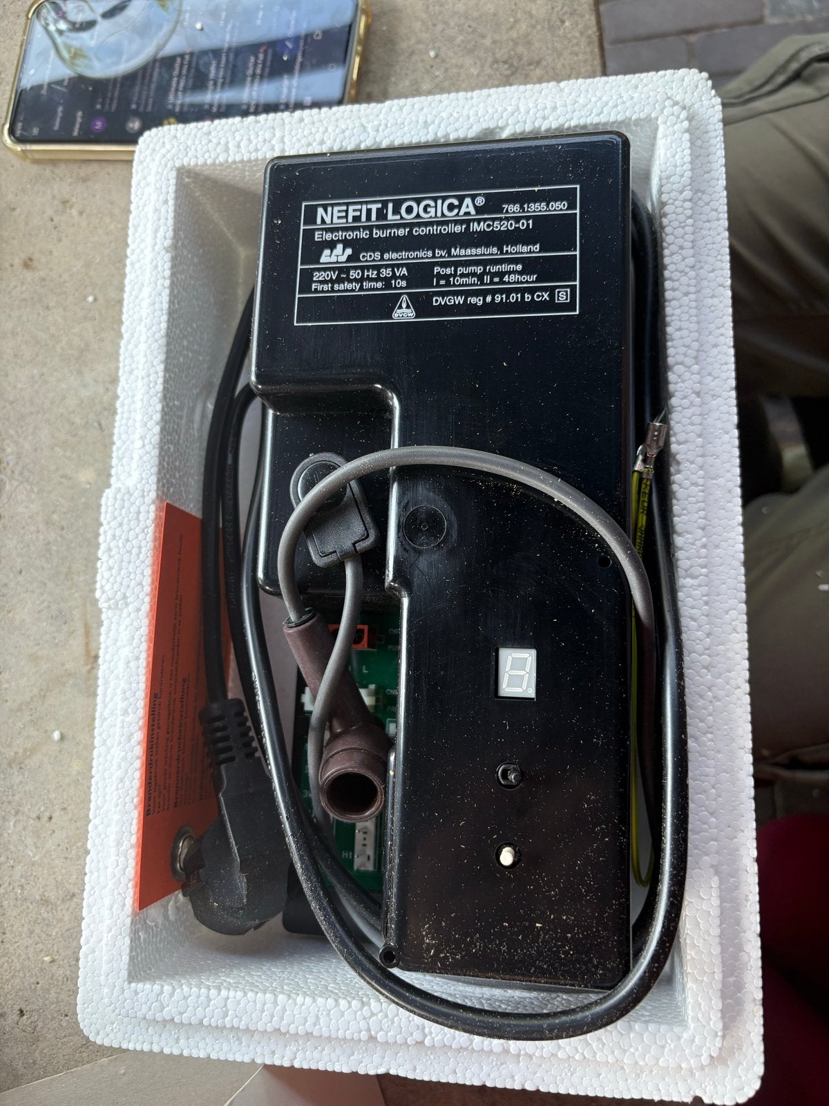 Nefit Logica IMC520-01 Elektrische Branderregelaar, Ophalen of Verzenden, Gebruikt, Overige typen