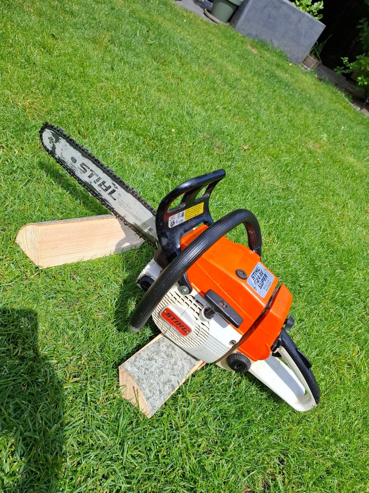 Stihl 024 woodboss kettingzaag te koop, loopt goed, Ophalen of Verzenden, Gebruikt