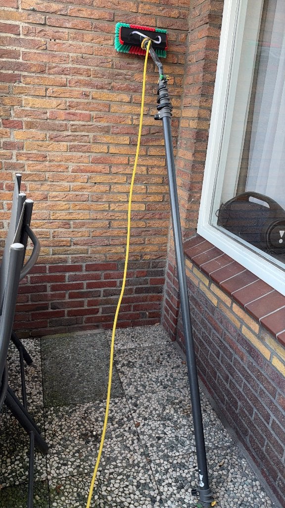 Telescoop stok, tukkerstok, telewasstok van unger, Ophalen, Bezem of Borstel