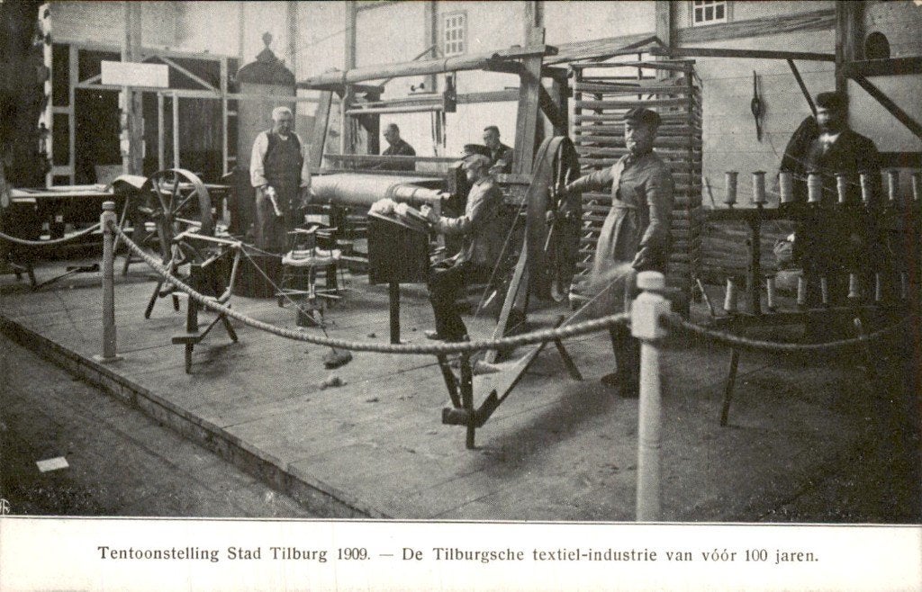 Tilburg - Textielindustrie - Tentoonstelling, Ophalen of Verzenden, Voor 1920, Ongelopen, Noord-Brabant