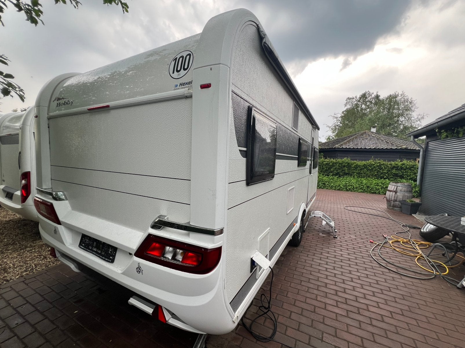 Hobby 545 KMF 2021|Stapelbed|Dakairco|Mover BOMVOL, Caravans en Kamperen, Stapelbed, Luifel, Hobby, Bedrijf