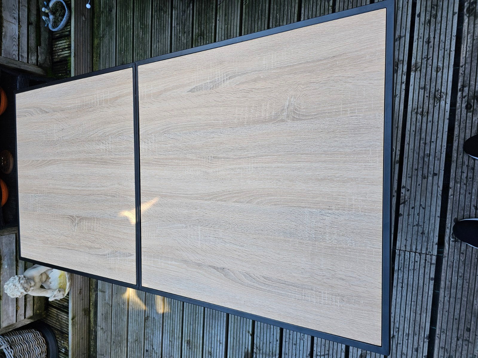 Stevige tafel 140x70x75 cm - Direct beschikbaar!, Gebruikt, 100 tot 150 cm, 50 tot 100 cm, Rechthoekig