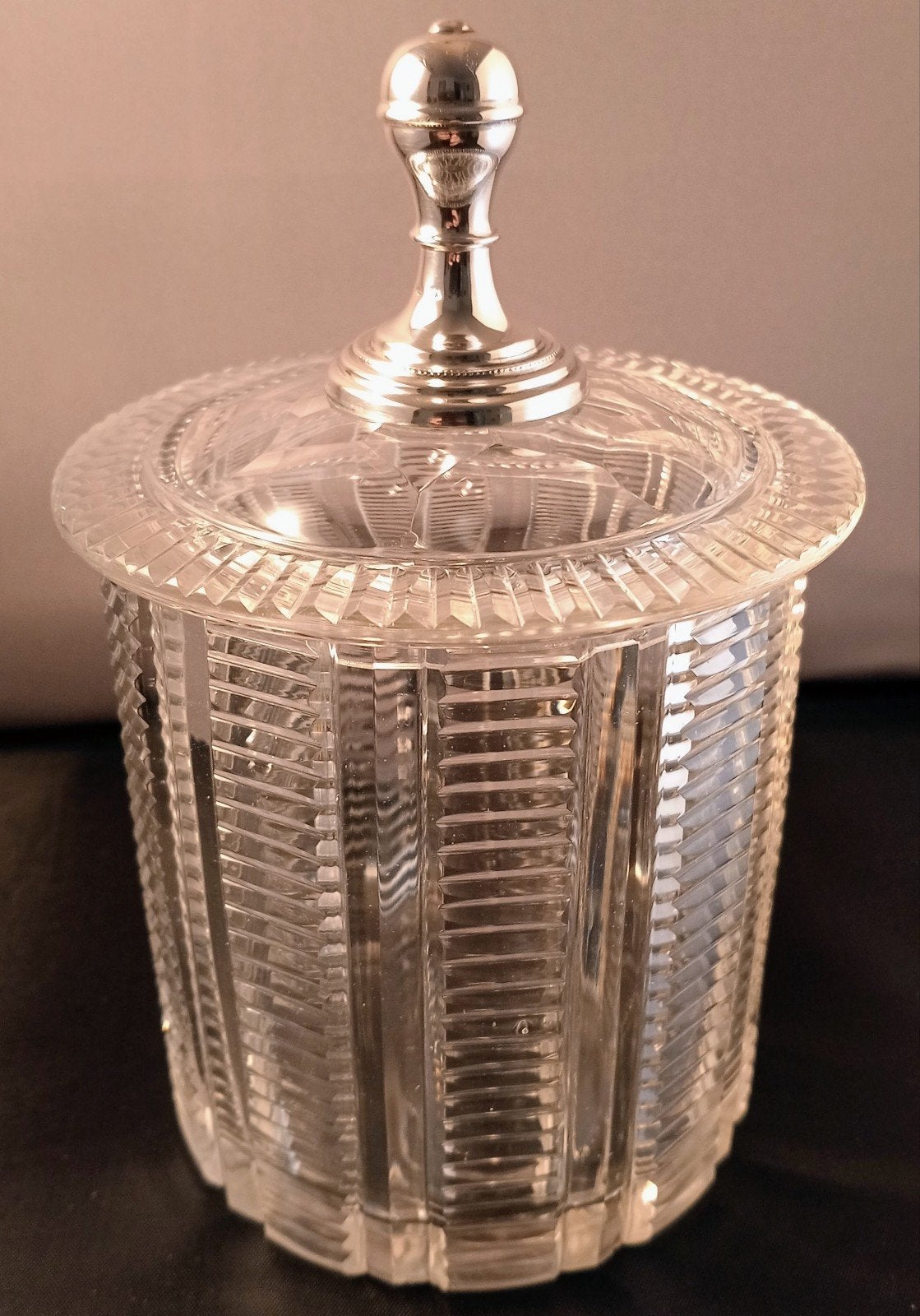 Antieke beschuitpot met zilveren knop, Antiek en Kunst, Ophalen of Verzenden, Zilver