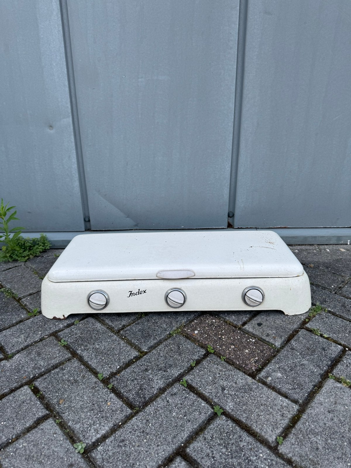 Vintage Index Gasfornuis - 3 Pitten, Gebruikt, Minder dan 85 cm, 60 cm of meer, 3 kookzones of minder