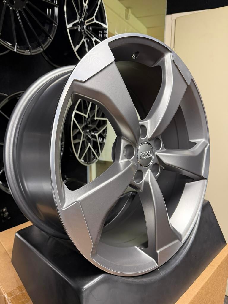 18 inch velgen voor Audi RS ROTOR look 5x112 A3 A4 A6 Q2 VW, Auto-onderdelen, Banden en Velgen, 18 inch, Velg(en), Nieuw, Ophalen of Verzenden
