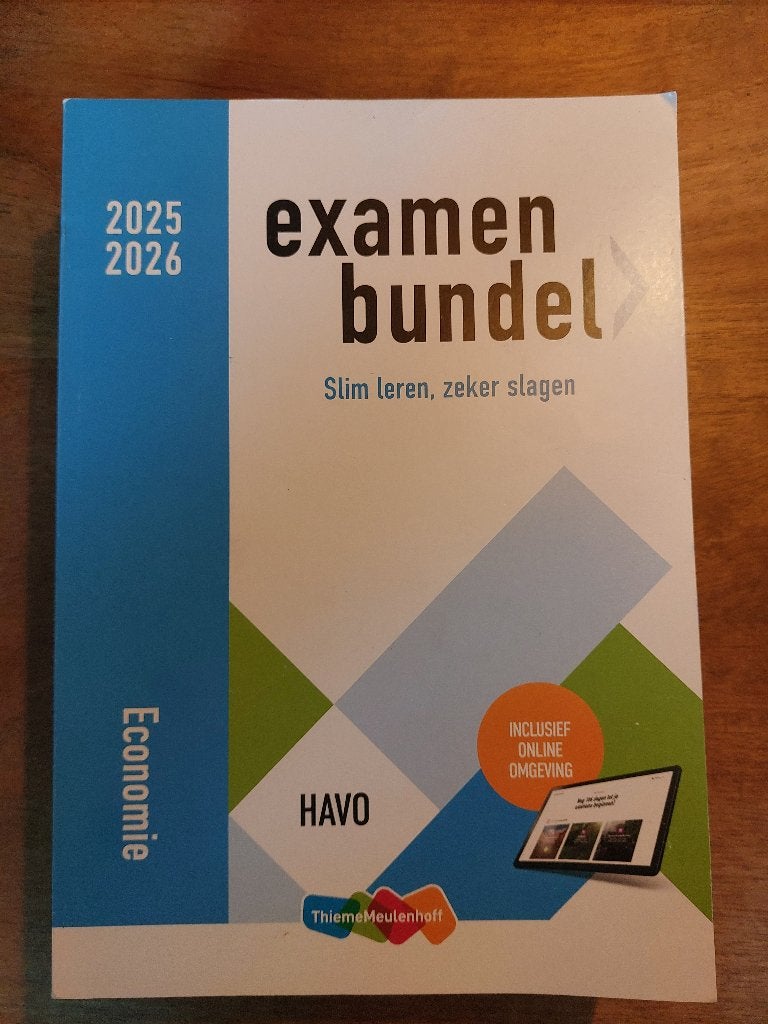 Examenbundel Economie HAVO, Boeken, Schoolboeken, Ophalen, Zo goed als nieuw, HAVO, Economie