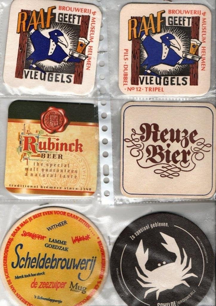 OUDERE NEDERLANDSE BIERVILTJES, Verzenden, Nieuw, Viltje(s), Overige merken