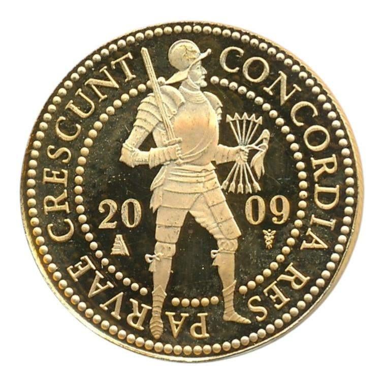 Nederland Gouden Dubbele Dukaat 2009, Ophalen of Verzenden, Goud