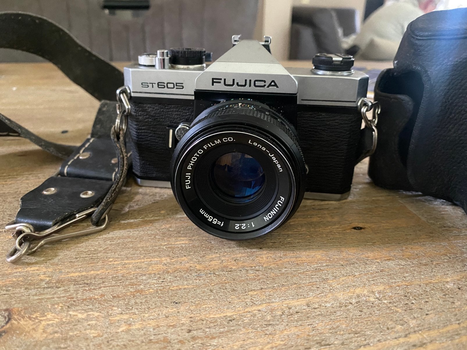 Fujica ST605 analoge spiegelreflexcamera, Ophalen of Verzenden, Gebruikt, Spiegelreflex, Overige Merken