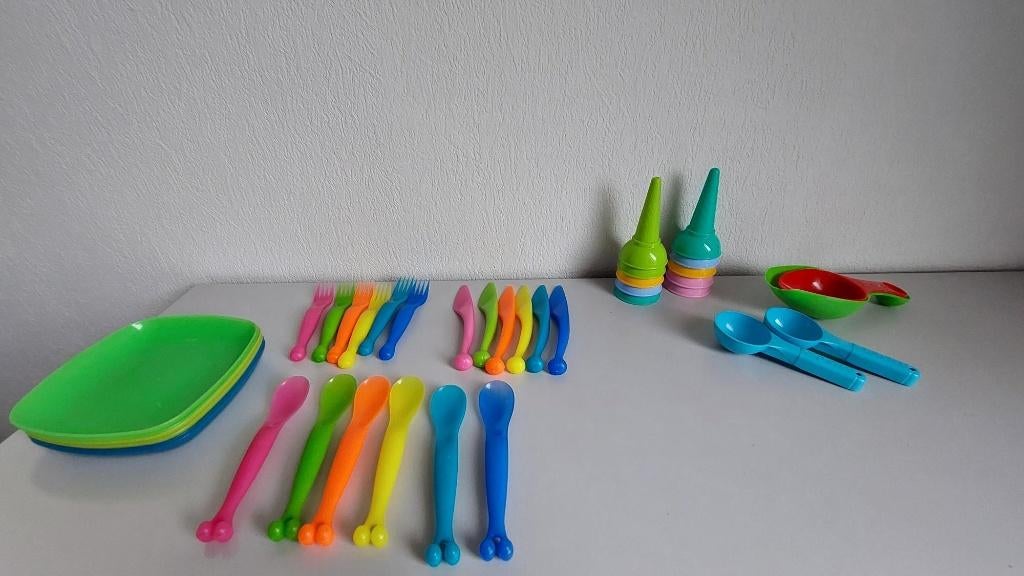 plastic speelgoed en verzamel bakjes en netjes (ikea), Ophalen of Verzenden, Gebruikt, Overige typen