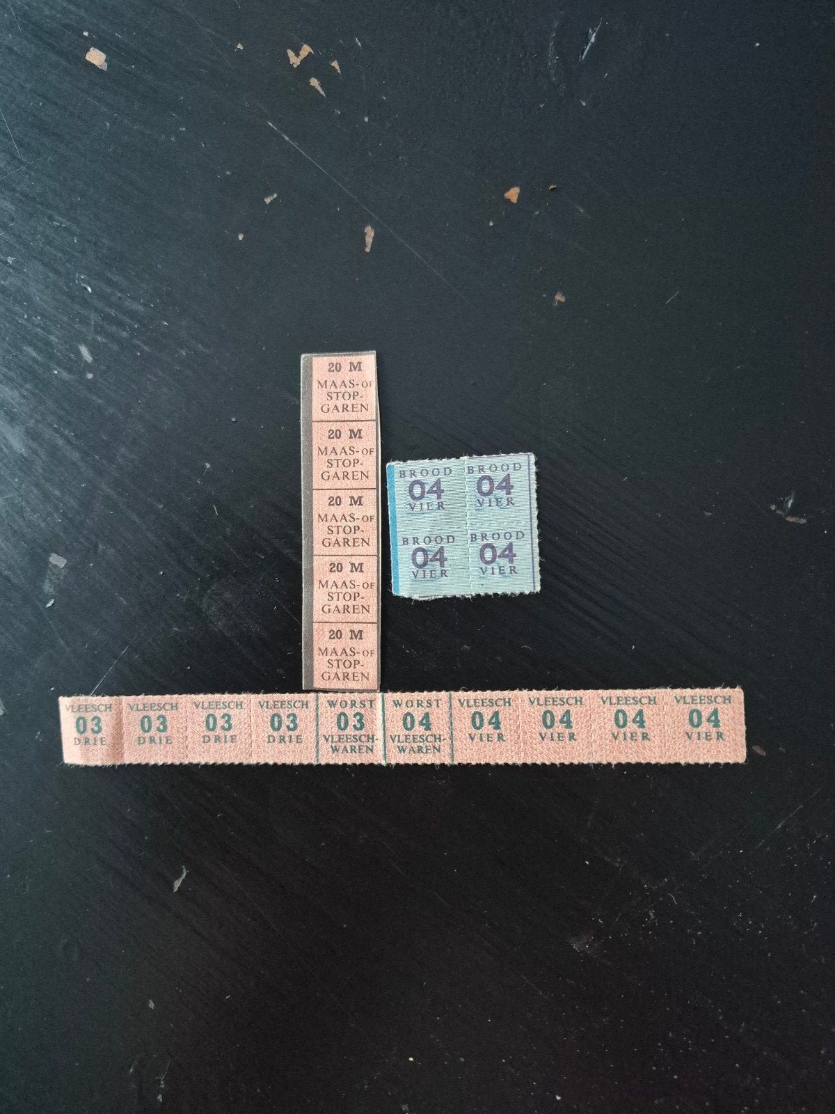 voedselbonnen  tijdens oorlog, Verzamelen, Ophalen of Verzenden, Sigarenbandjes
