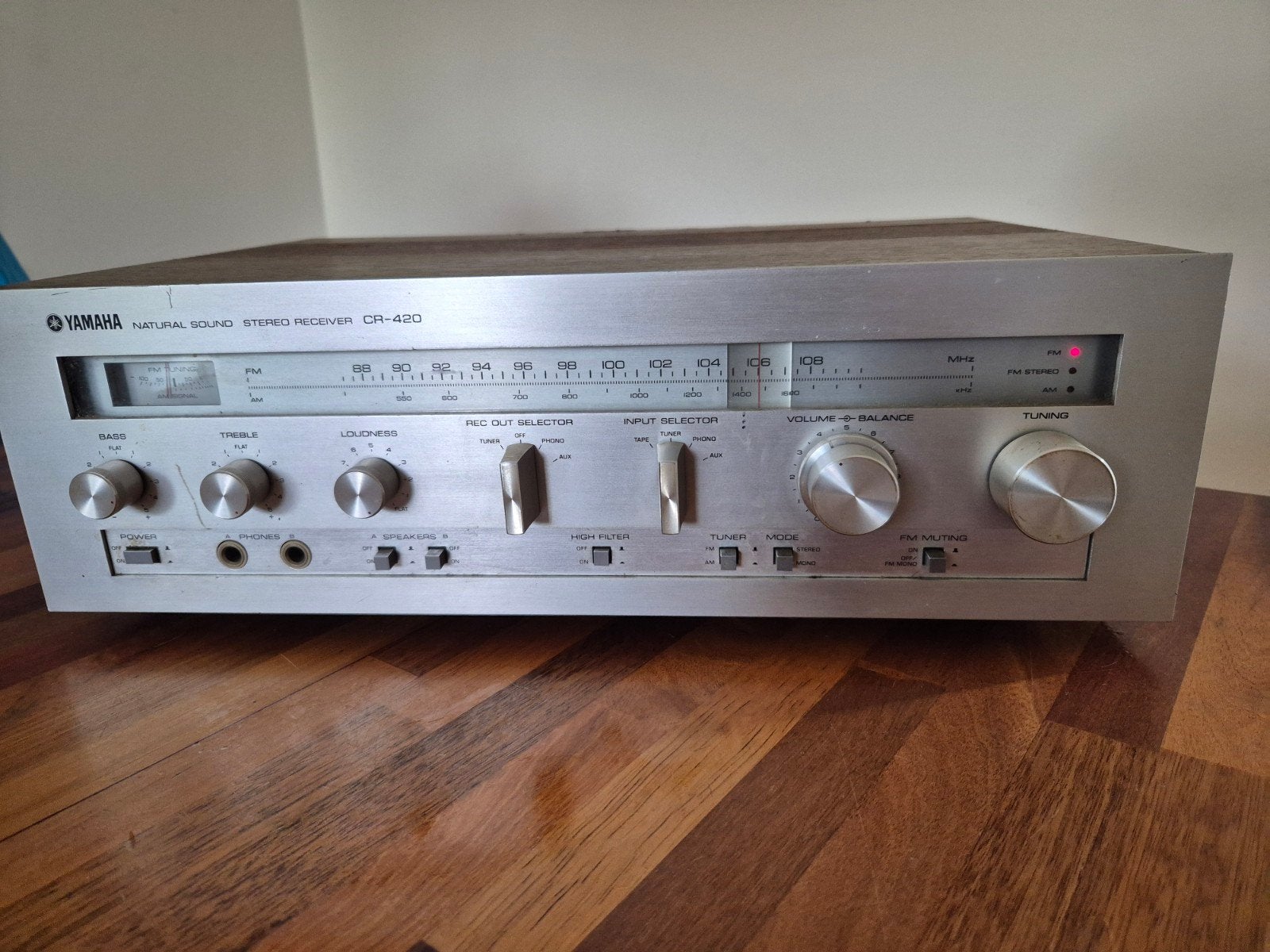 Yamaha Natural Sound Stereo Versterker A-400, Audio, Tv en Foto, Versterkers en Receivers, Yamaha, Ophalen of Verzenden, Zo goed als nieuw