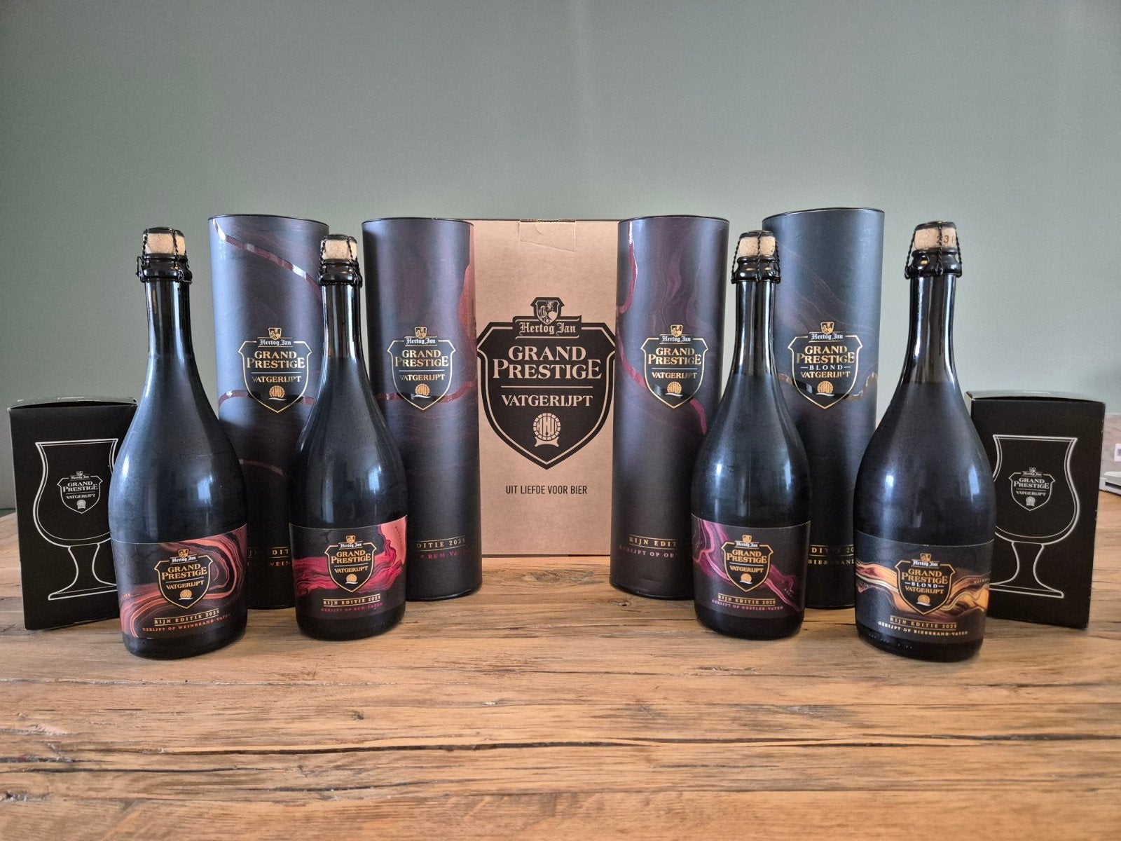 Hertog Jan Grand Prestige Vatgerijpt 2025 (Wijn & Rum), Verzamelen, Biermerken, Ophalen of Verzenden, Nieuw, Overige typen, Hertog Jan
