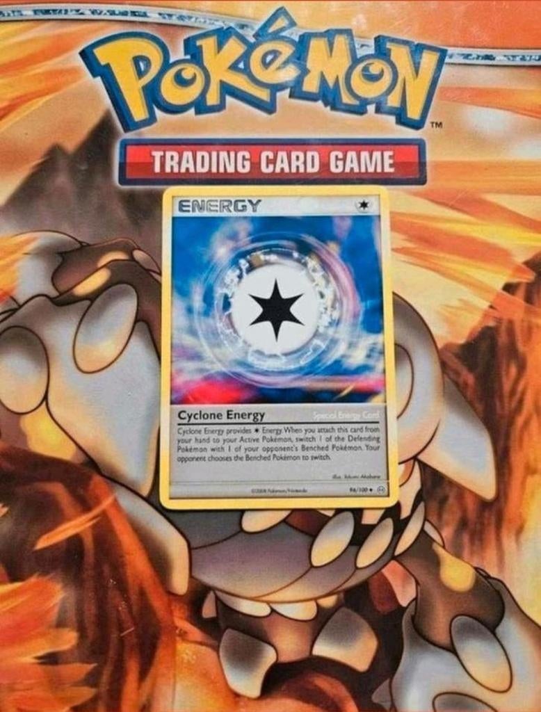 Cyclone energy 94/100 Diamond&Pearl Stormfront pokemon kaart, Ophalen of Verzenden, Gebruikt, Losse kaart