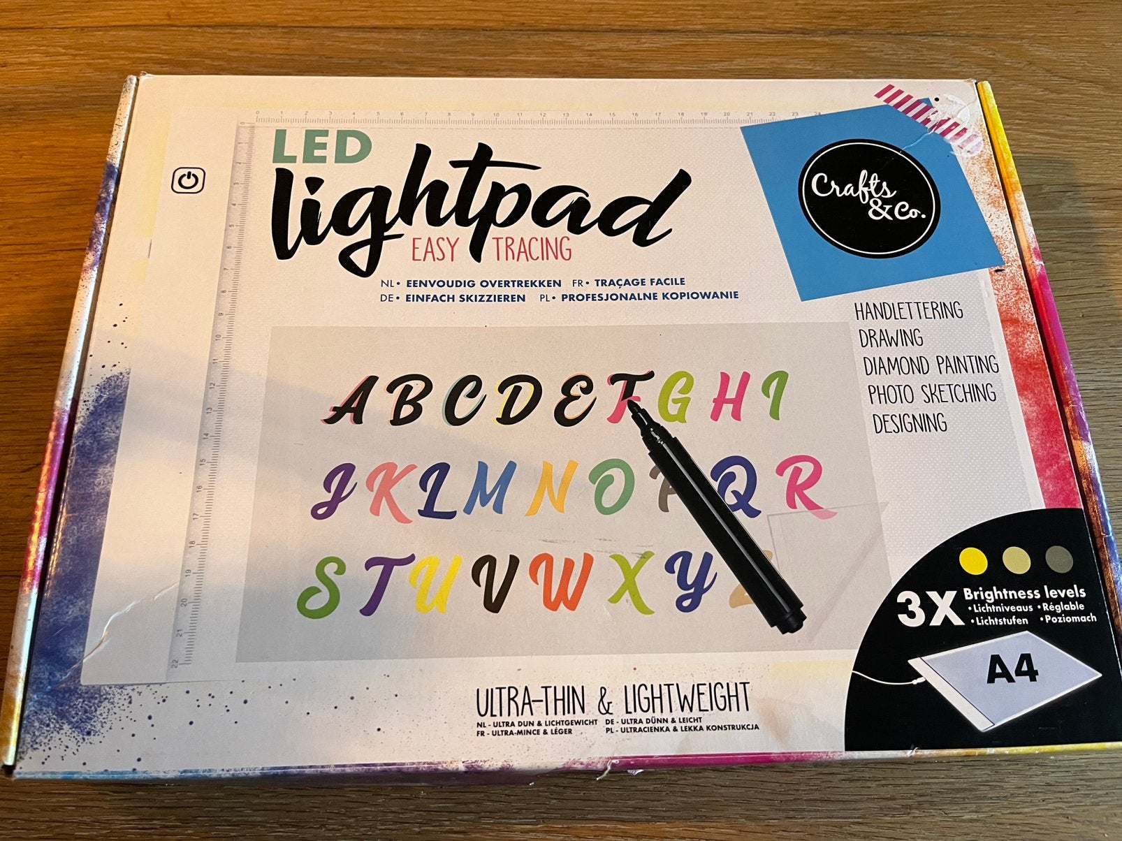 Led Lightpad 3 standen A4, Ophalen of Verzenden, Zo goed als nieuw, Overige typen