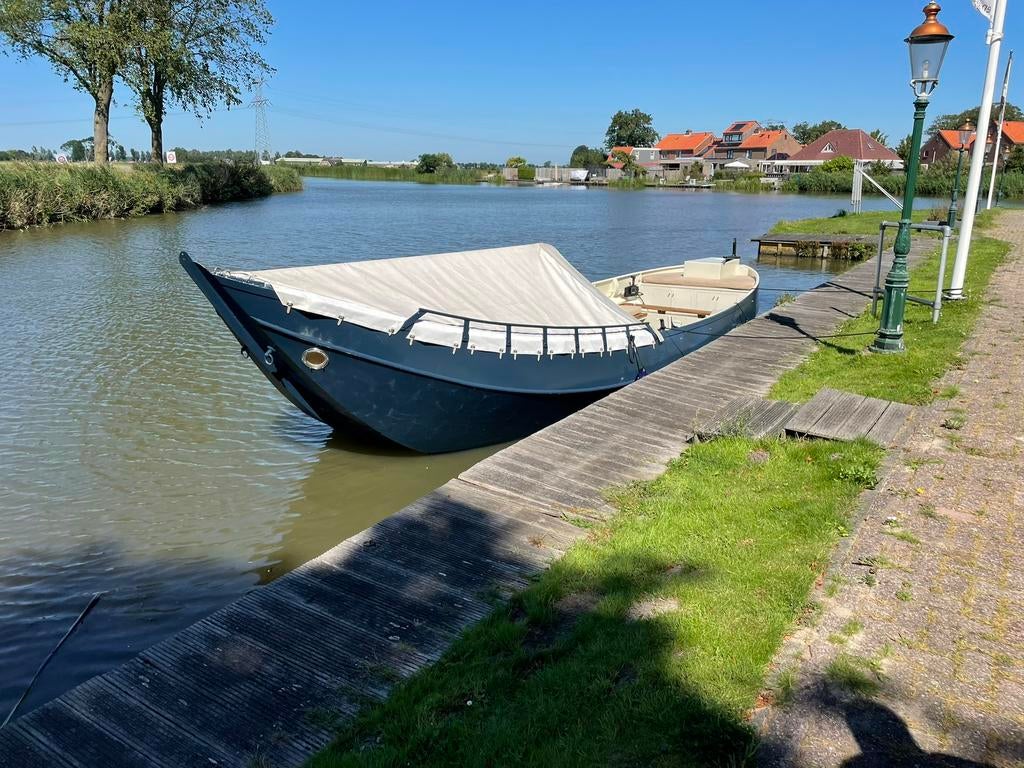 Sloep 9 meter – compleet opgeknapt (2024), Watersport en Boten, Platbodems, Zo goed als nieuw, Staal, Benzine, Ophalen