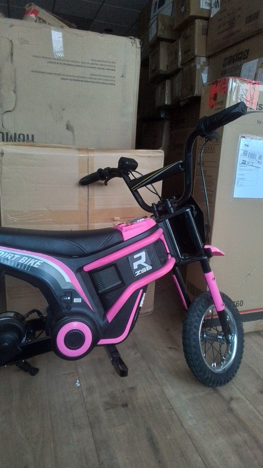 Elektrische Dirt Bike voor Kinderen - Roze/Zwart, Jjj, Zo goed als nieuw, ...,., ,,,,
