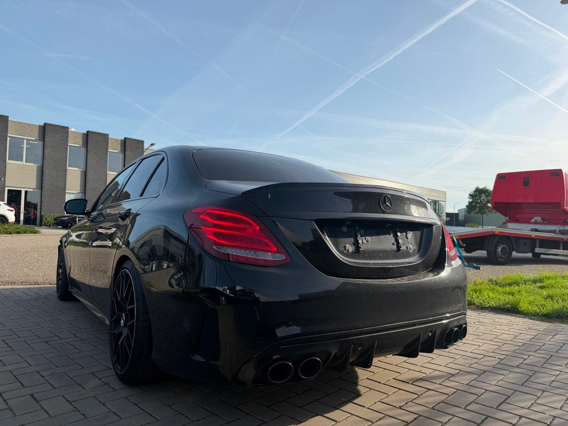 Mercedes-Benz C-klasse 200 AMG Leer/Burmester/Xenon/Head-up, Auto diversen, Mercedes-Benz, Sedan, Benzine, 1991 cc