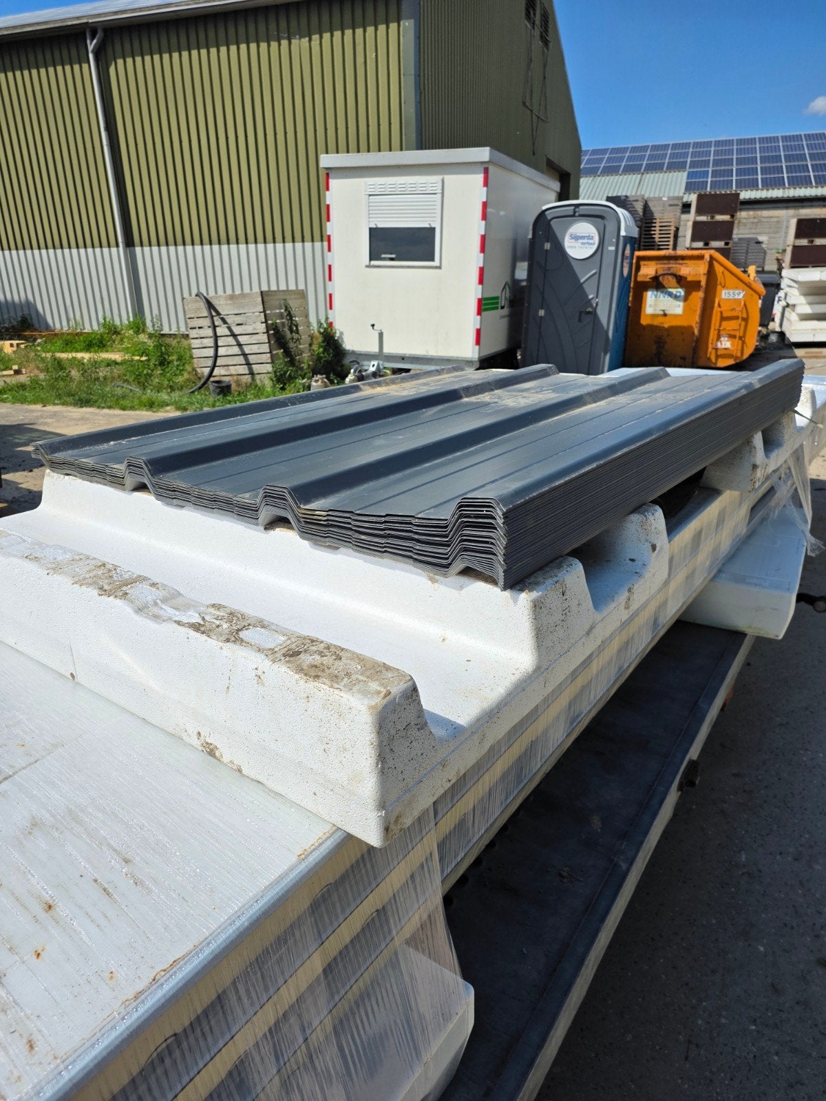 Damwand profielplaten, Ophalen