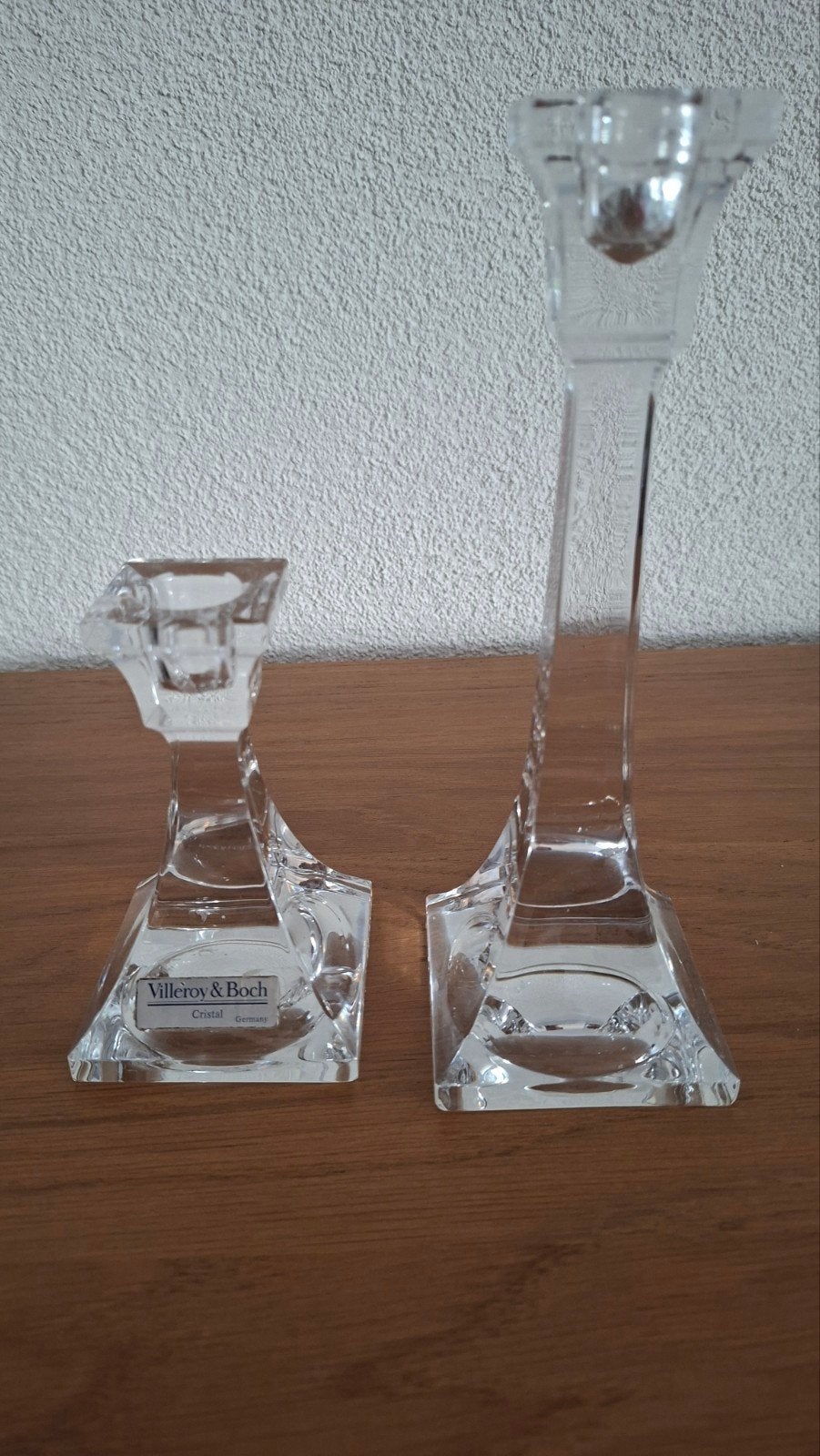Villeroy & Boch Kristallen Kandelaars - Set van 2, Ophalen