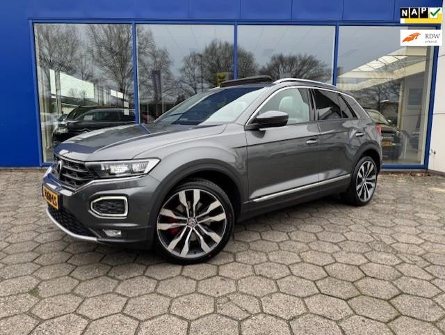 Volkswagen T-Roc 2.0 TSI 4Motion Sport DSG - Leder - Schuif., Auto's, Automaat, 15 km/l, Gebruikt, Euro 6
