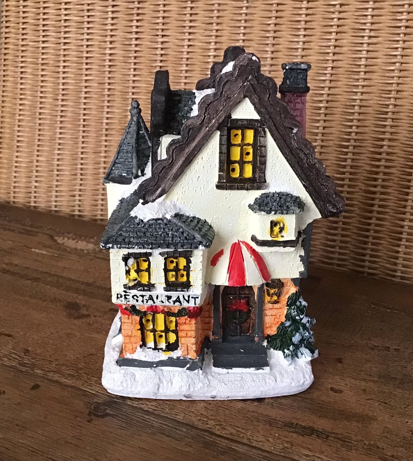 Kersthuisje adventshuisje uit kerstdorp, Diversen, Ophalen of Verzenden, Gebruikt