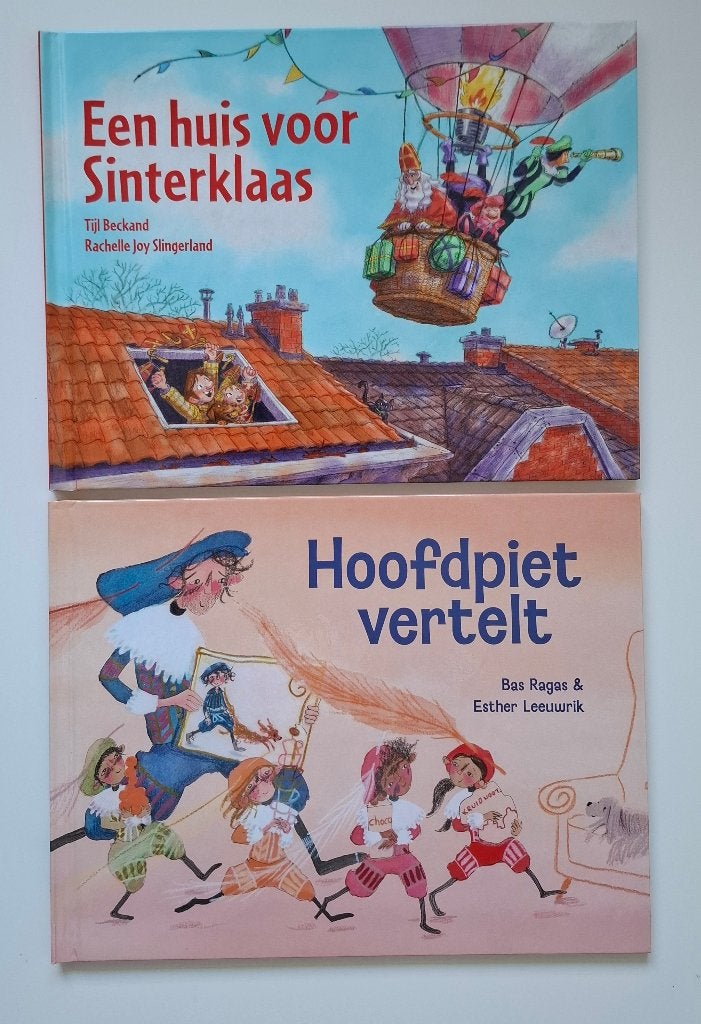 Set van 2 leuke Sinterklaas voorleesboeken, Ophalen of Verzenden, Zo goed als nieuw