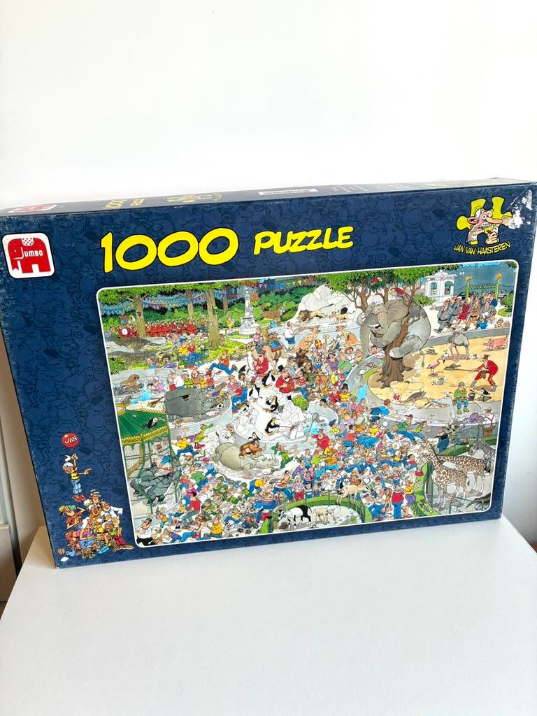 Prachtige Jan van Haasteren ‘Dierentuin Artis’ puzzel., Ophalen of Verzenden, 500 t/m 1500 stukjes, Zo goed als nieuw
