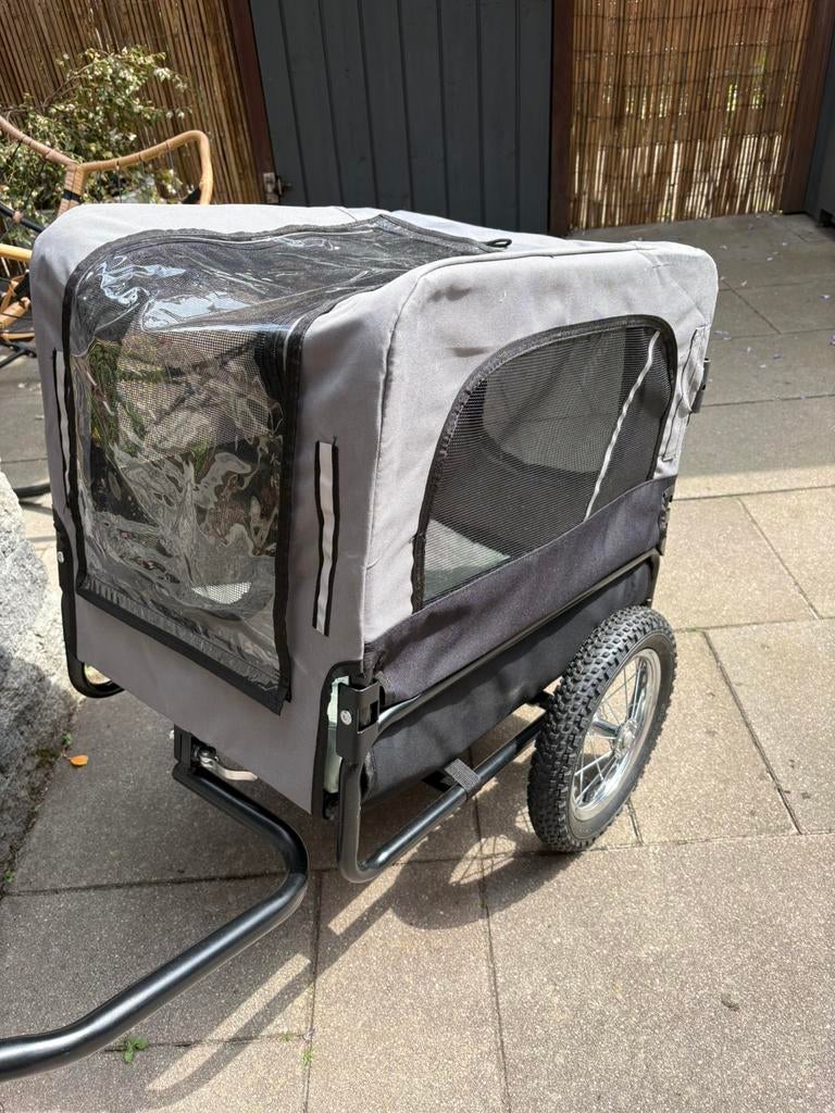 Honden fietskar, Fietsen en Brommers, Fietsaccessoires | Aanhangers en Karren, Zo goed als nieuw, Hondenkar, Ophalen