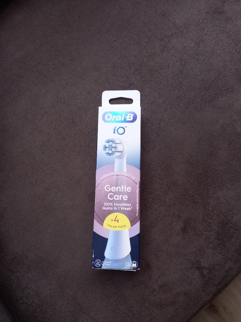 Oral-B iO Gentle Care opzetborstels wit 4 stuks, Ophalen of Verzenden, Nieuw, Opzetborstel