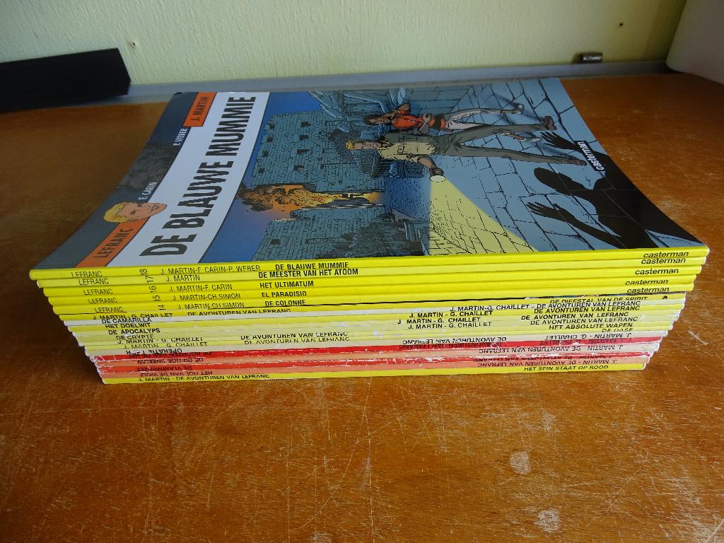 Lefranc 18 delen, Boeken, Meerdere stripboeken, Ophalen, Zo goed als nieuw