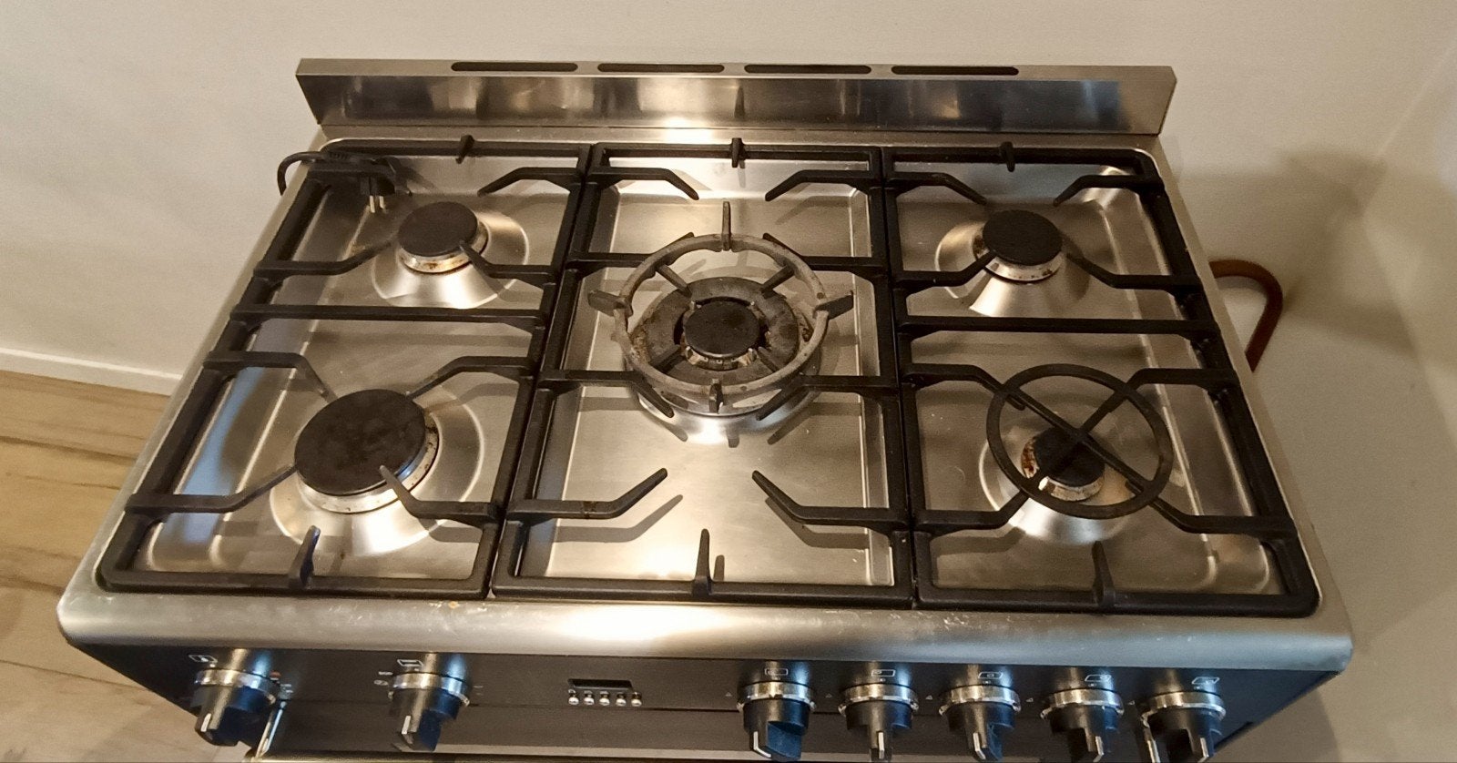 Smeg SNLP90DA Vrijstaand Gasfornuis met Oven, Ophalen, Gebruikt, 60 cm of meer, Gas