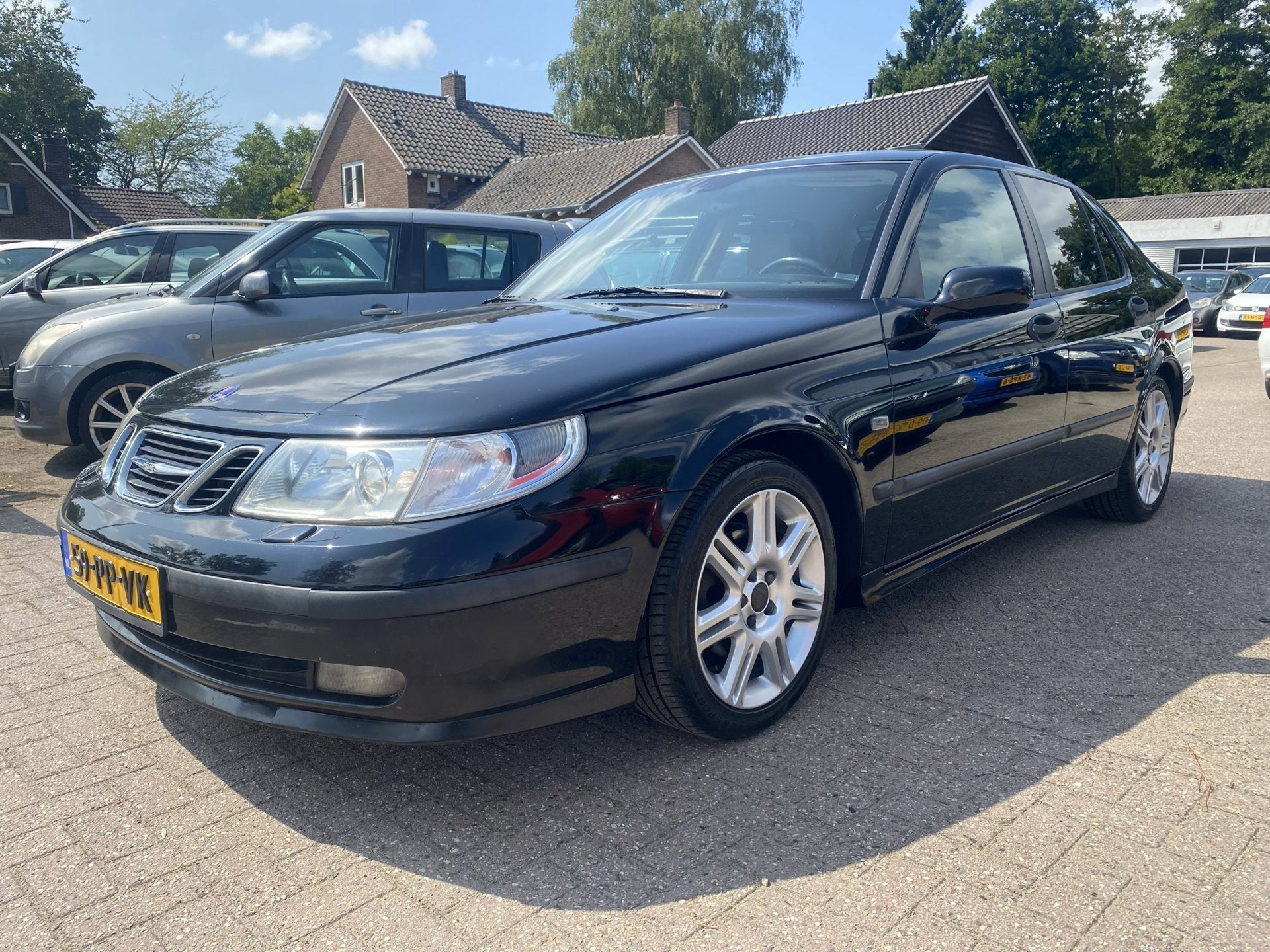 Saab 9-5 2.3 Turbo Arc ( AUTOMAAT), Auto's, Beige, 4 cilinders, 2290 cc, Zwart