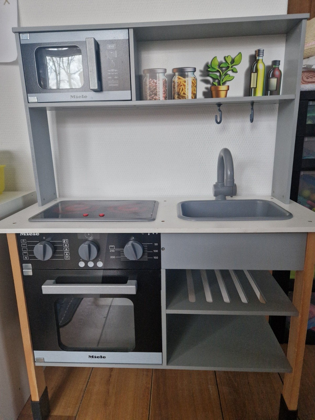 Miele speelkeuken met uitgebreide accessoires, Ophalen, Gebruikt, Hout, Speelkeuken
